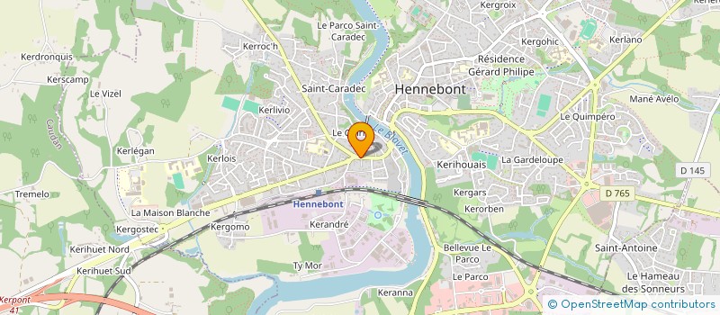 localisation de l'entreprise SOUAIVE IMMOBILIER  HENNEBONT