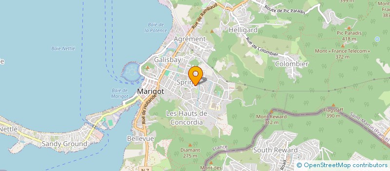 localisation de l'entreprise SOUALIGA ANIMAL LOVERS à SAINT-MARTIN