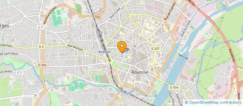 localisation de l'entreprise SOUBAGNE MAURICE ET M F à ROANNE