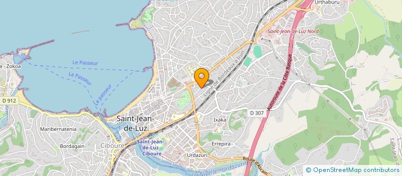 localisation de l'entreprise SOUBELET à SAINT-JEAN-DE-LUZ