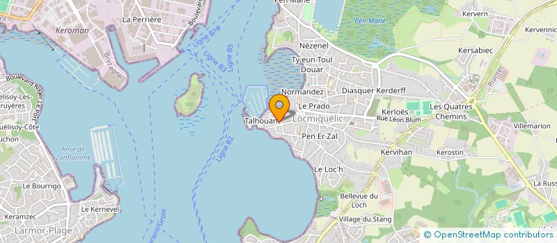 localisation de l'entreprise SOUBENN  LOCMIQUELIC