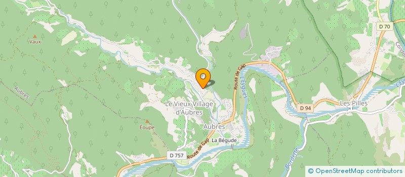 localisation de l'entreprise SOUBEYRAND  NYONS