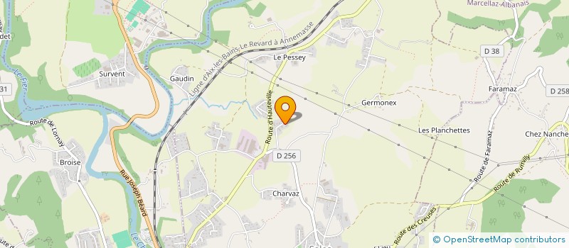 localisation de l'entreprise SOUBEYRAND E.P.  SALES