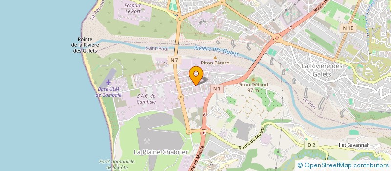 localisation de l'entreprise SOUBISIO à SAINT-PAUL