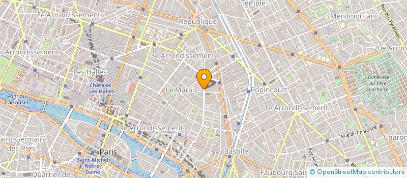 localisation de l'entreprise SOUBRANE ERIC DECORS  PARIS