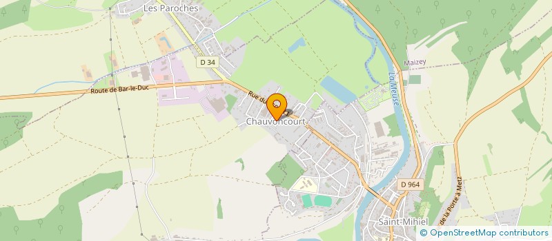 localisation de l'entreprise SOUBY FLOR  HAN-SUR-MEUSE