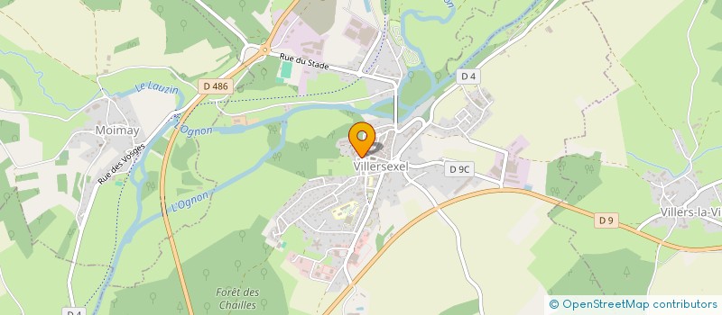 localisation de l'entreprise SOUCARM à VILLERSEXEL
