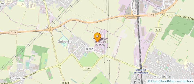 localisation de l'entreprise SOUCHARD ET FILS  GUIBEVILLE