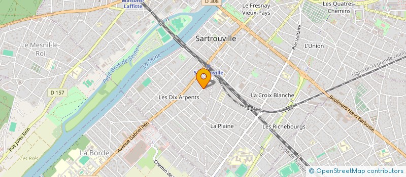 localisation de l'entreprise SOUCHARD FITNESS DEPAN'  SARTROUVILLE