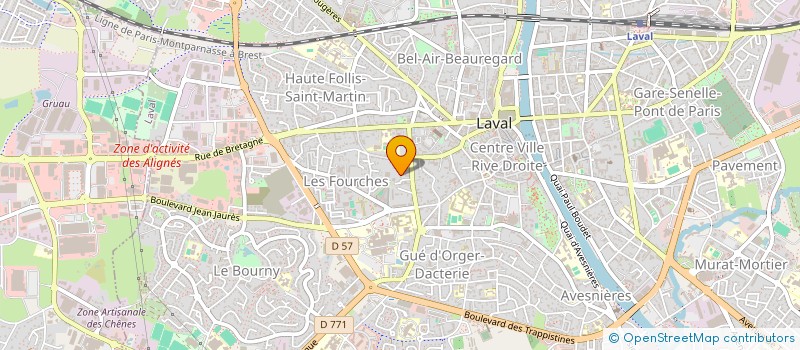 localisation de l'entreprise SOUCHAUD à LAVAL
