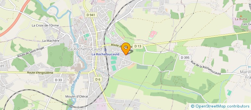 localisation de l'entreprise SOUCHERE  LA ROCHEFOUCAULD-EN-ANGOUMOIS