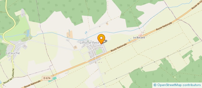 localisation de l'entreprise SOUCHET à LIFFOL-LE-PETIT