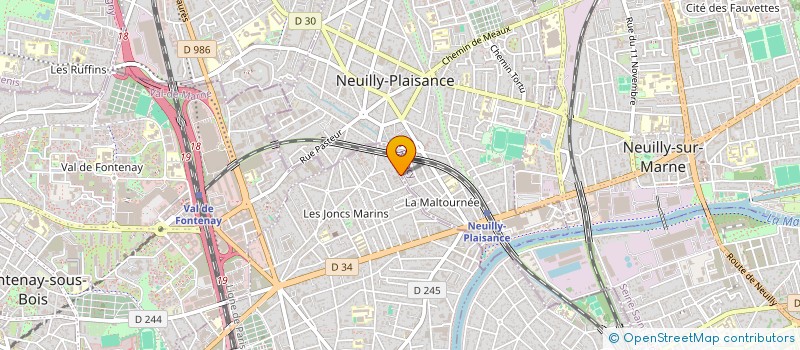 localisation de l'entreprise SOUCHET à LE PERREUX-SUR-MARNE
