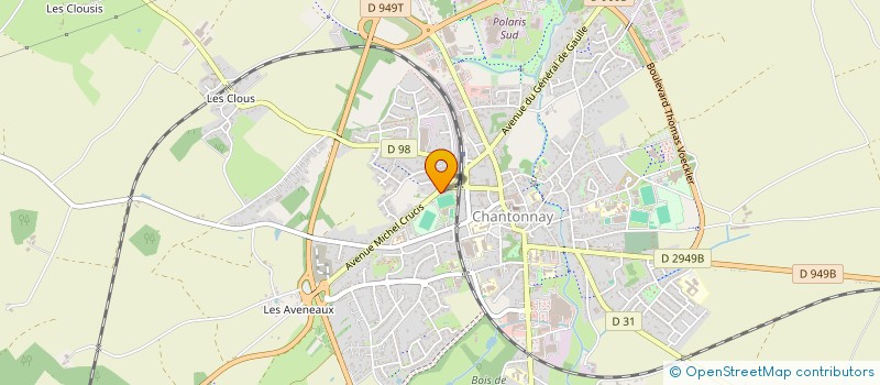 localisation de l'entreprise SOUCHET DSTK  CHANTONNAY