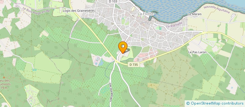 localisation de l'entreprise SOUCHET ET FILS SARL  LA FLOTTE