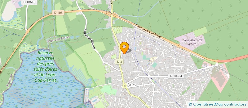 localisation de l'entreprise SOUCHET-LAGRAVE à ARES