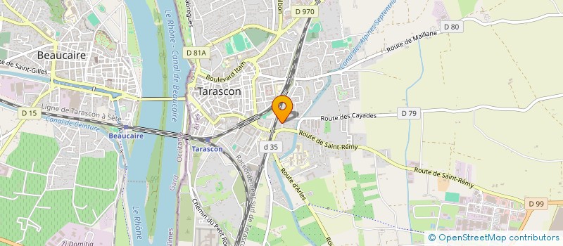 localisation de l'entreprise SOUCHIERE ELECTRICITE  TARASCON
