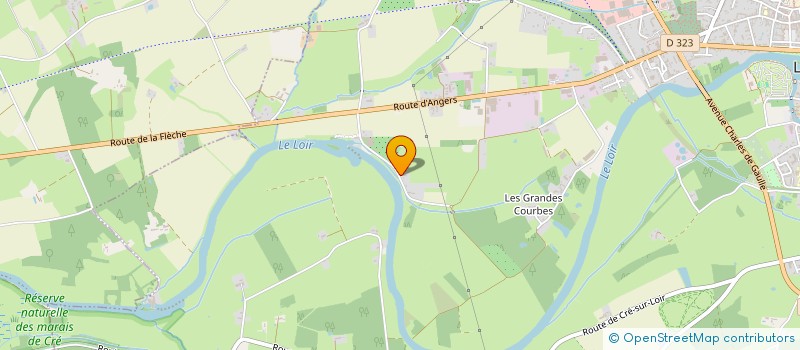 localisation de l'entreprise SOUCHON BATIMENT  LA FLECHE