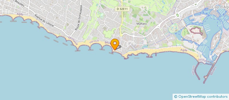 localisation de l'entreprise SOUCHON INVESTMENT  AGDE