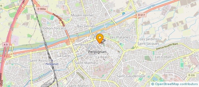 localisation de l'entreprise SOUCI  PERPIGNAN