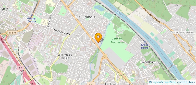 localisation de l'entreprise SOUD'ACTION à RIS-ORANGIS