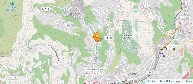 localisation de l'entreprise SOUD ALU & BAT  SAINT-ANDRE-DE-LA-ROCHE