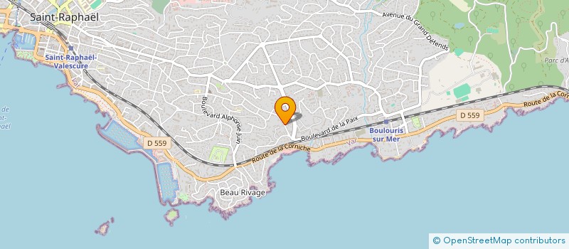 localisation de l'entreprise SOUD'EUROP  SAINT-RAPHAEL