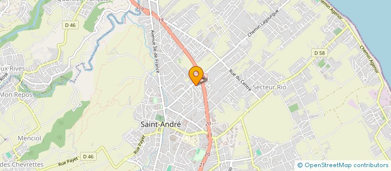 localisation de l'entreprise SOUD FERRONERIE à SAINT-ANDRE