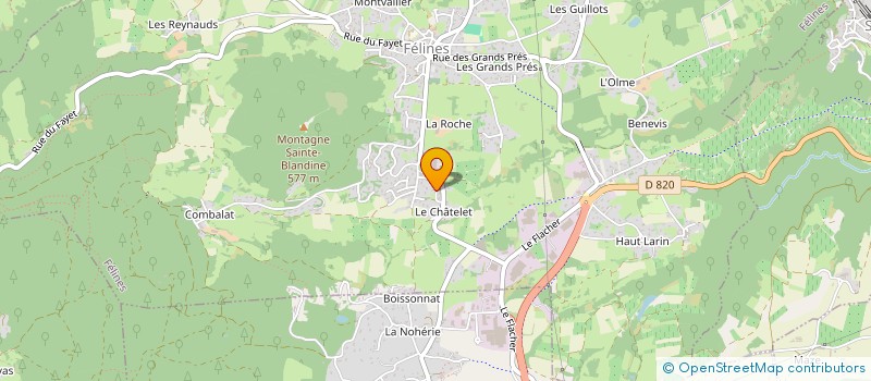 localisation de l'entreprise SOUD ' INOX à FELINES