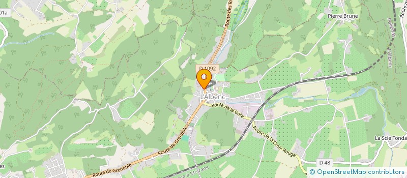 localisation de l'entreprise SOUD UP  TULLINS