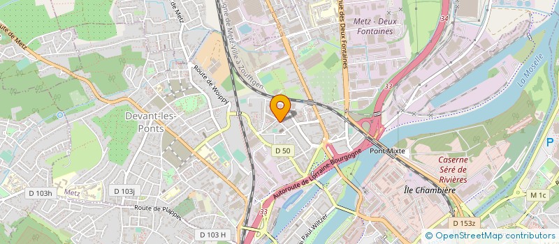 localisation de l'entreprise SOUDA SAS à METZ