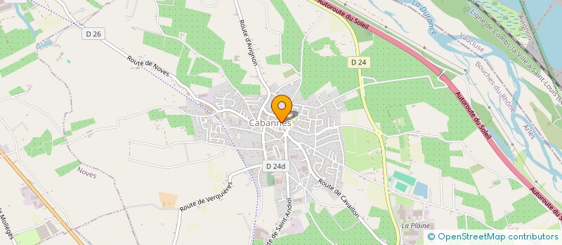 localisation de l'entreprise SOUDAD  CABANNES