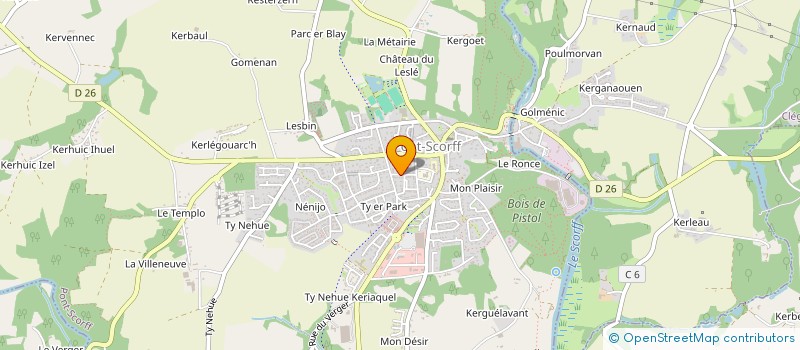 localisation de l'entreprise SOUDALPHA  PONT-SCORFF