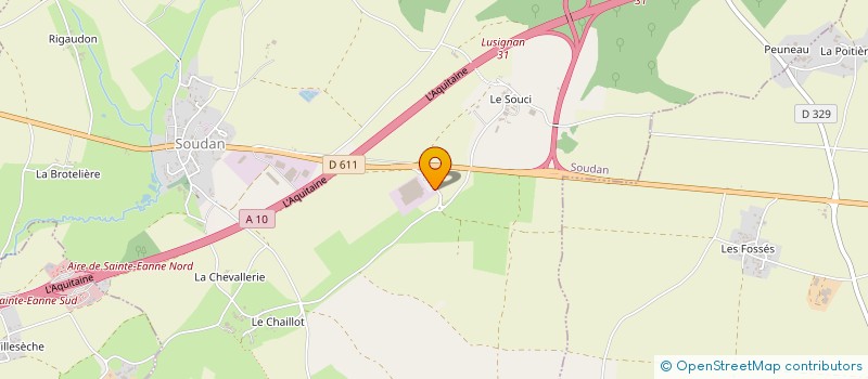 localisation de l'entreprise SOUDAN TP à SOUDAN
