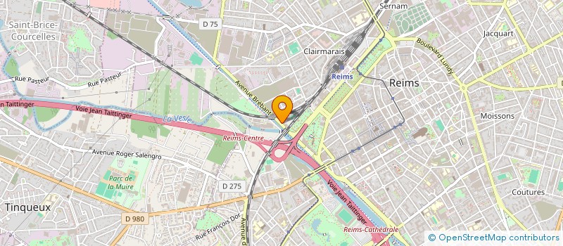 localisation de l'entreprise SOUDANT SARL à REIMS