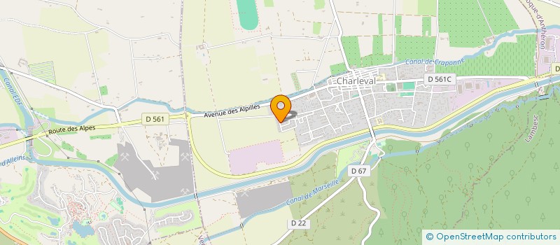 localisation de l'entreprise SOUDARC  CHARLEVAL