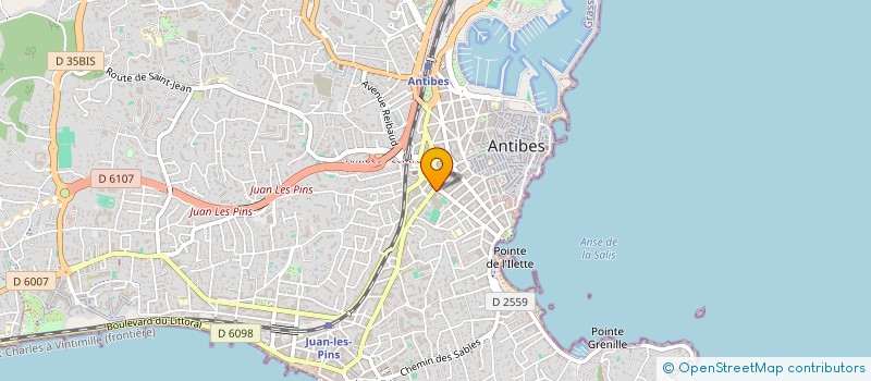 localisation de l'entreprise SOUDEE à ANTIBES