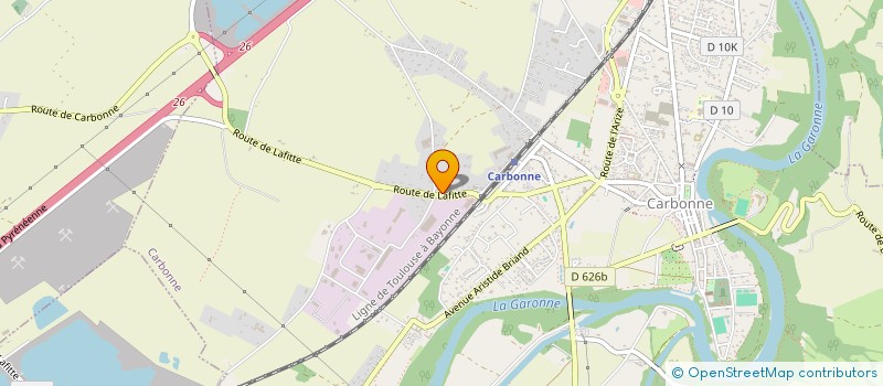localisation de l'entreprise SOUDEUR LONGIN à CARBONNE