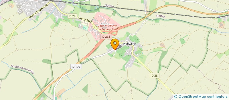 localisation de l'entreprise SOUDEUR TUYAUTEUR CLAUSS  SOULTZ-SOUS-FORETS