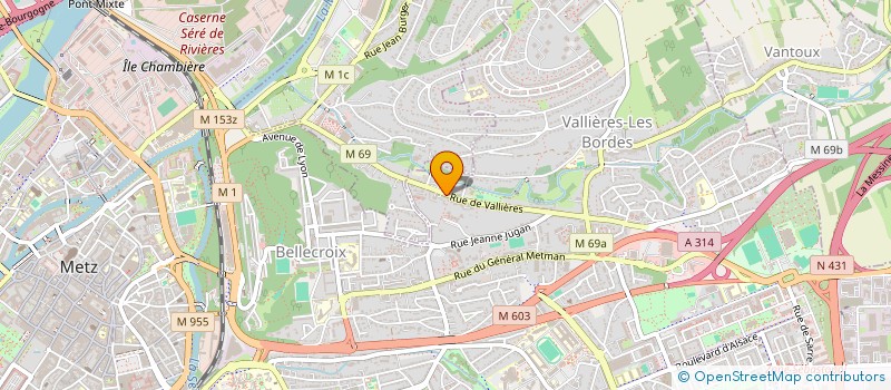 localisation de l'entreprise SOUDHUB à METZ
