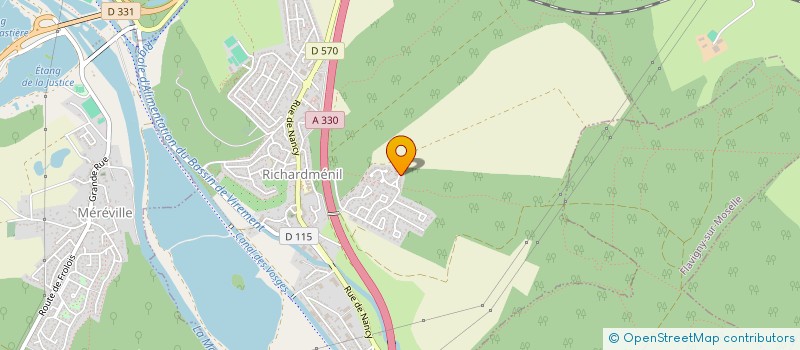 localisation de l'entreprise SOUDIER AUTOMOBILE  RICHARDMENIL