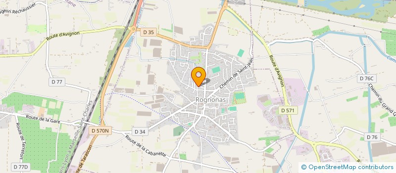 localisation de l'entreprise SOUDINE ENR  ROGNONAS