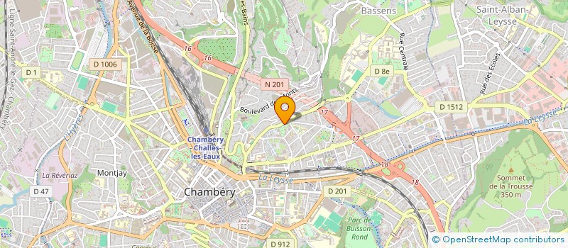 localisation de l'entreprise SOUDJOUK  CHAMBERY