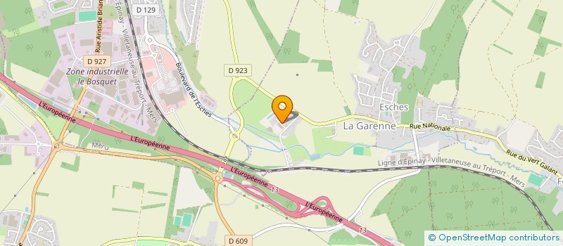 localisation de l'entreprise SOUDO METAL ESCHES  ESCHES