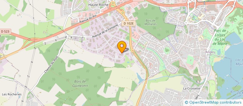 localisation de l'entreprise SOUDOFRANCE à BEAUCOUZE