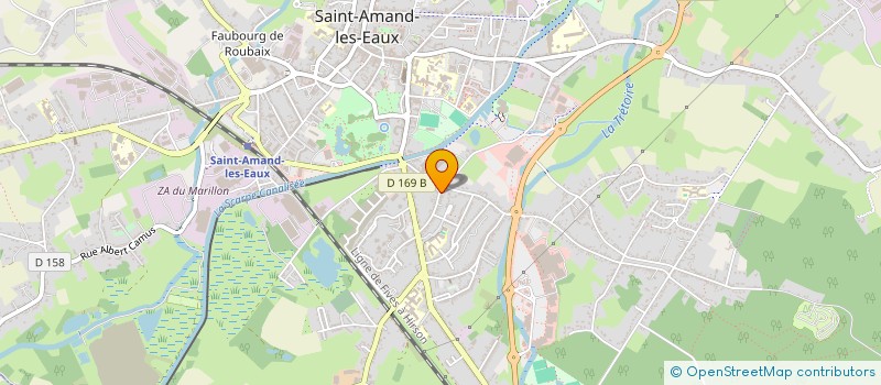 localisation de l'entreprise SOUDPROTEC SOC  SAINT-AMAND-LES-EAUX