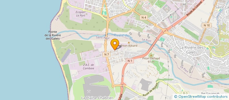 localisation de l'entreprise SOUDURE 974 à SAINT-PAUL