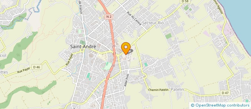 localisation de l'entreprise SOUDURE ABRASIF GAZ INDUSTRIELS à SAINT-ANDRE