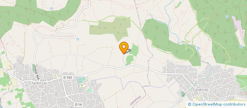 localisation de l'entreprise SOUDURE ET METAL DES CIGALES  CLARENSAC