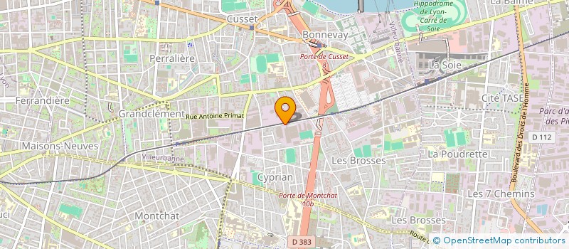 localisation de l'entreprise SOUDURE INOX METAUX CONST APPAR PRESSION  VILLEURBANNE